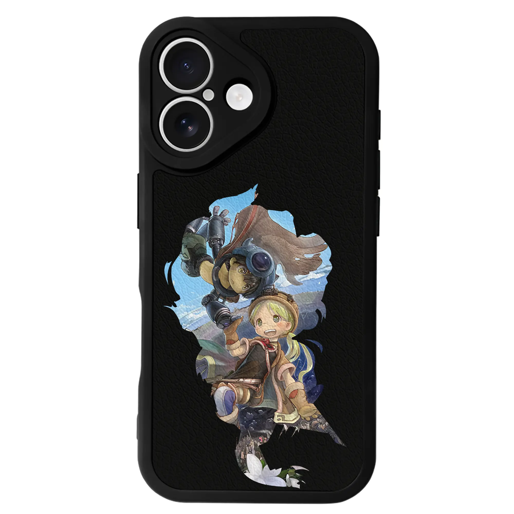 メイドインアビス グッズ,リコ - IPhone 16シリーズ対応 ・ シリコンスマホケース ・ レザー調 ・ 高精度フィット ・ 耐衝撃 ・ ワイヤレス充電対応 ・ 精密カット